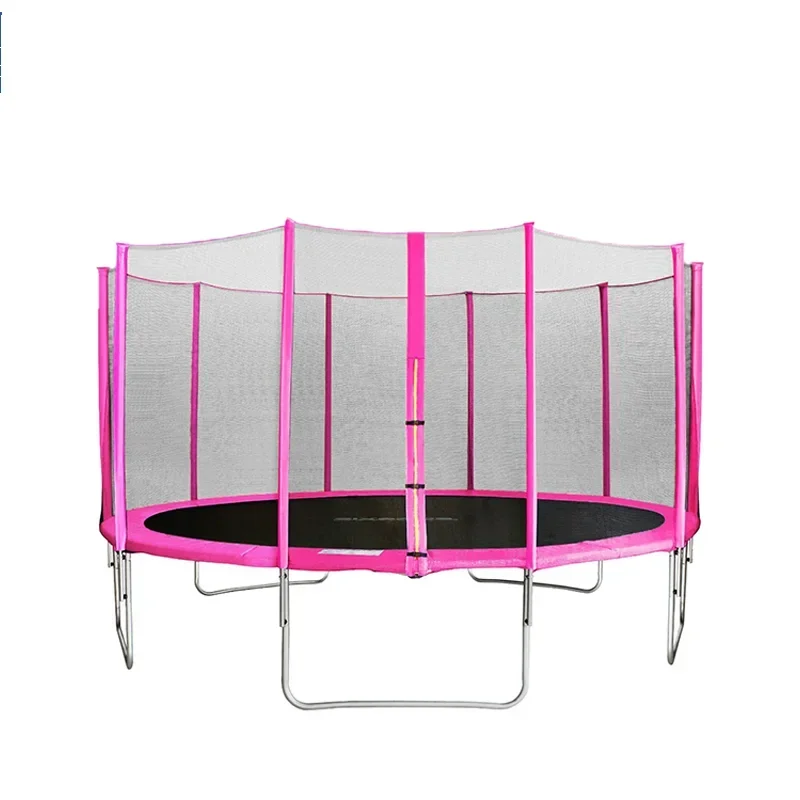 Manufacturer Foldable Trampolines For Adults With Enclosures Round 10ft Trampoline Outdoor With Safety Net