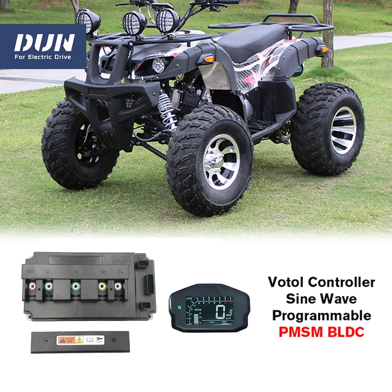 Votol EM-150 Controller 72V 150A DC Sine Wave with DKD Display for QS Wheel 3KW 4KW Motor