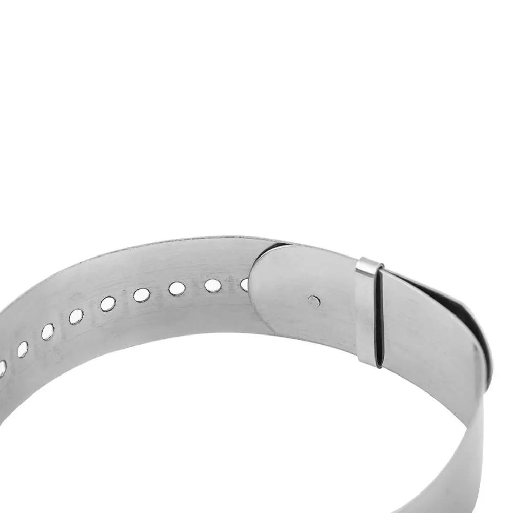 Stainless Steel Adjustable Bangle Gauge Measures in Inches Adjustable Metal Slide Wrist Gauge 15-23cm Wrist Sizer