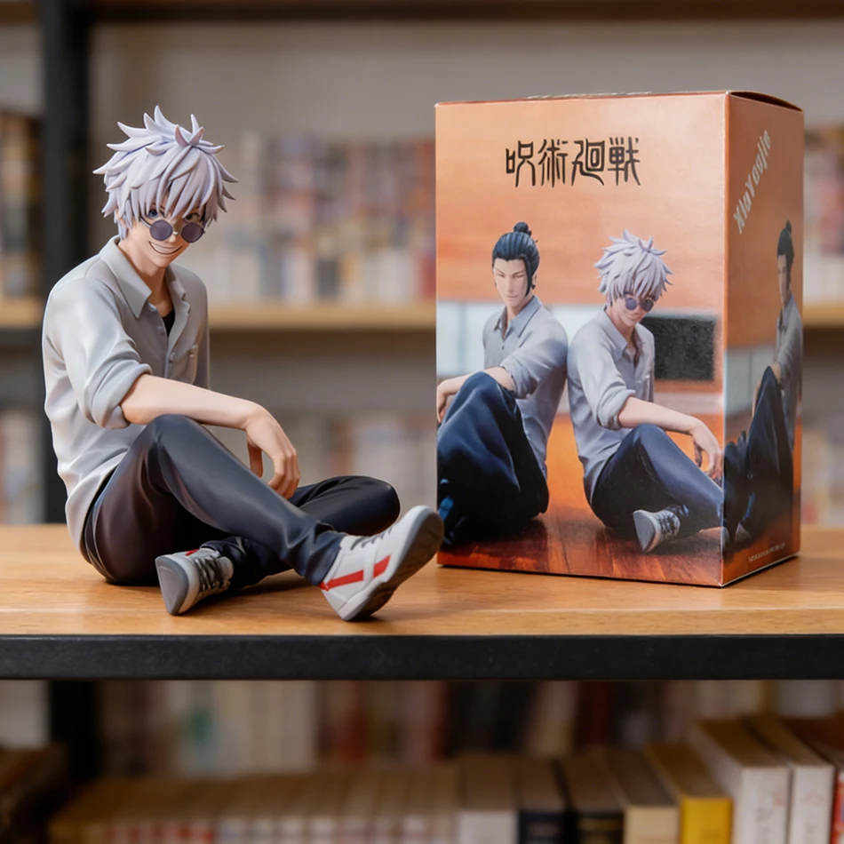 Gojo Satoru Anime Jujutsu Kaisen Figur Geto Suguru Yumemirize Sitzende Position Sammlermodell Geschenk Spielzeug Actionfigur Geschenke – Detail 4