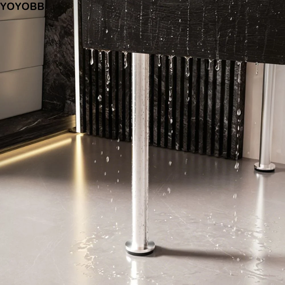 Parts Stainless Steel Sofa Feet Thickened Metal Furniture Feet Adjustable Light Luxury Cabinet Legs Bedside Table