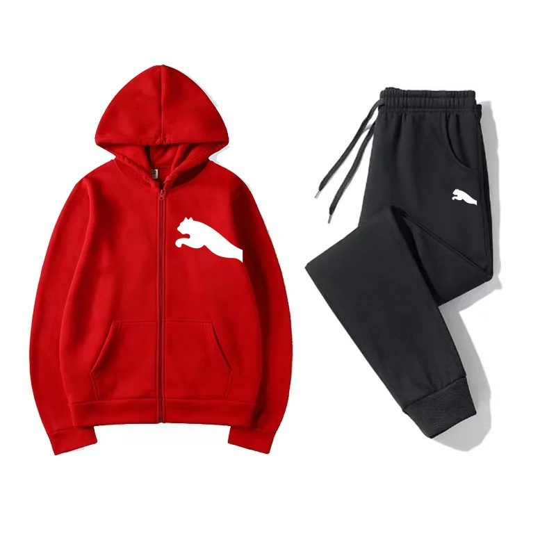 2025 ملابس للرجال مجموعة ملابس رياضية كاجوال ملابس رياضية رجالية يومية الهيب هوب هوديي مجموعة ملابس رياضية الركض #2