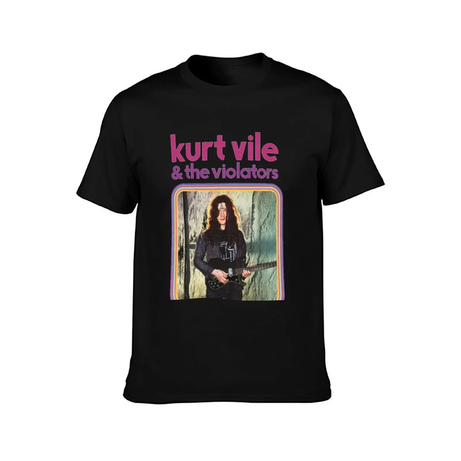 kurt vile & the violators summer tour 2019 T-Shirt Summer Casual Cotton Tee Oversized Streetwear Tops Vintage Graphic Print