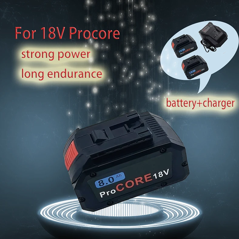 

2025 18V ProCORE 8000mAh for Bosch 18V Cordless Tool BAT609 BAT618 GBA18V80 21900 Replacement Battery - 21700 Electric Cell