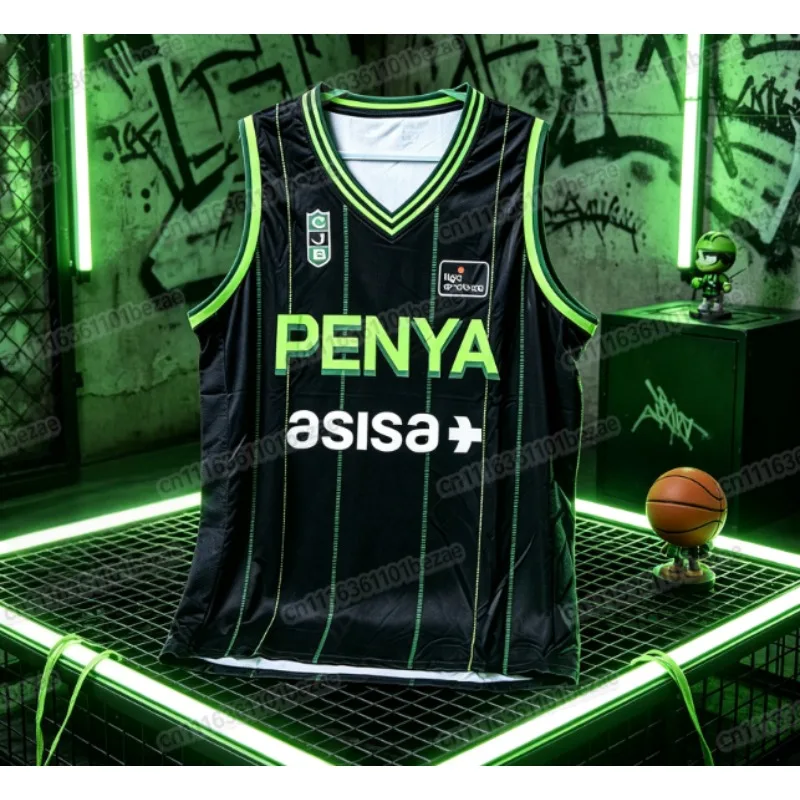 2026-27 Badalona Jugendmannschaft Basketball-Fan-Tanktop 3D-gedrucktes, atmungsaktives, schnell trocknendes Basketball-Shirt-Tanktop für die Familie