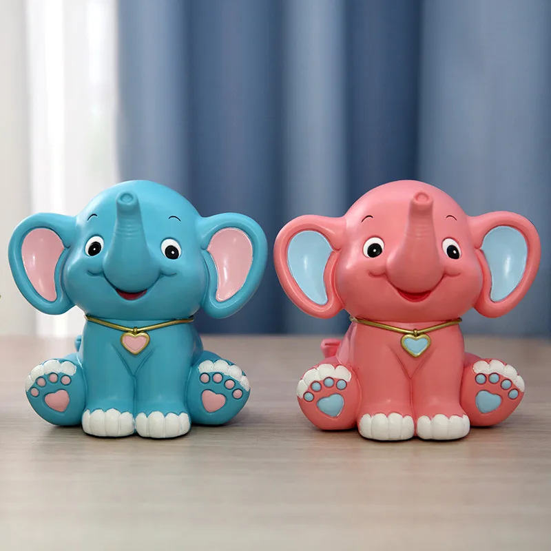 4 colori elefante moneta salvadanaio bambini bambini salvadanaio regalo di capodanno decorazioni per la casa