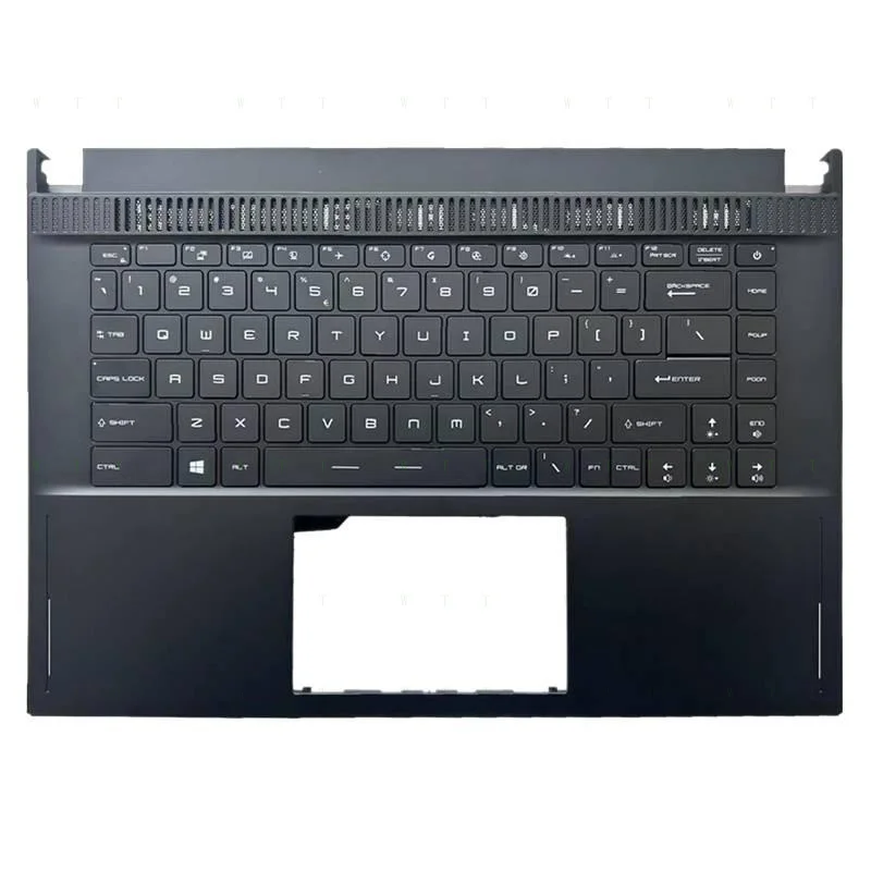 

WT для MSI Stealth 15 A13VE MS-16V6, верхняя часть упора для рук, полноцветная клавиатура с подсветкой