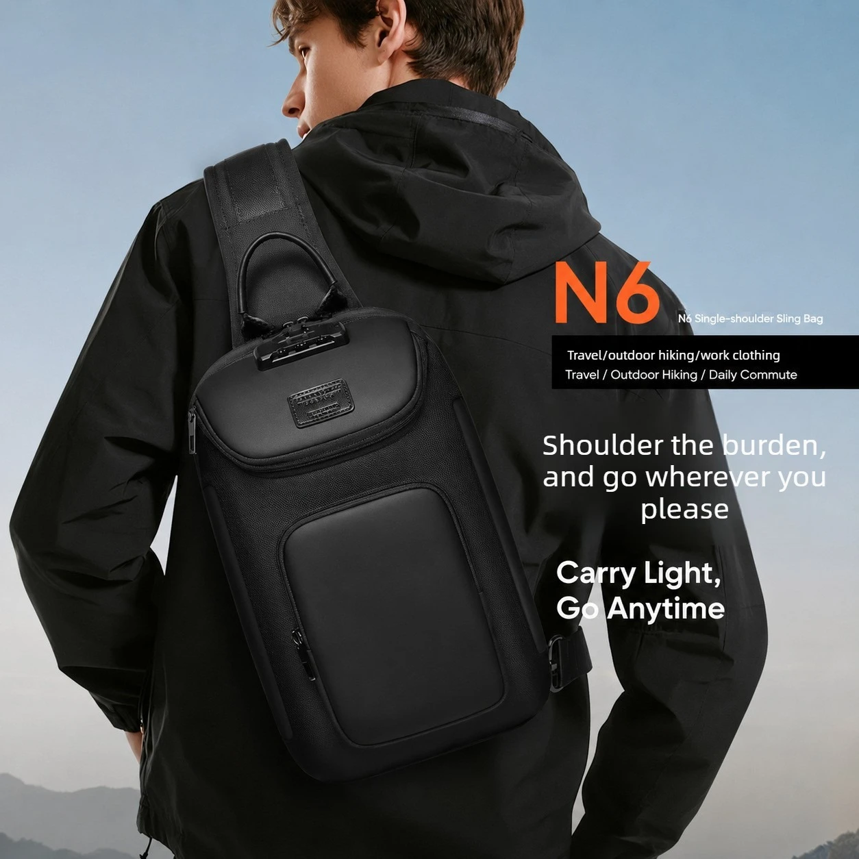 

Men Crossbody Bag Handbags Backpack Casual Single Shoulder Bag Sporty Crossbody Bag Multifunctional Fashion Anti-theft Backpack