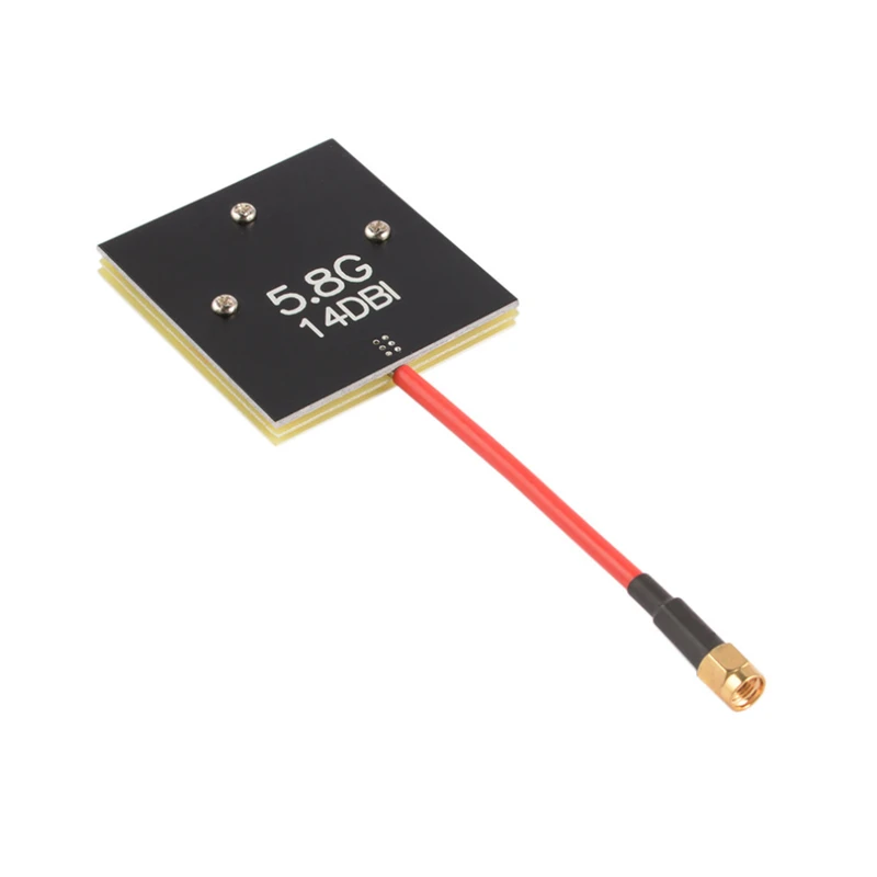 FPV Panel/Patch High Gain 5.8 GHz 14DBi Video/Audio Receiver Antenna for Long Range