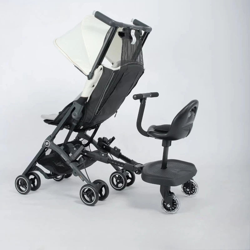 Second-child Artifact Baby Stroller Board Auxiliary Pedal Plus Seat Small Tail Cart Children's Stroller Accessories Size