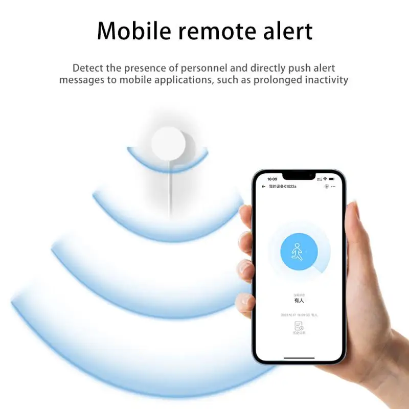 EWeLINK-Sensor de movimiento humano Zigbee, Detector de movimiento PIR para casa inteligente, seguridad, vida inteligente, funciona con Alexa y