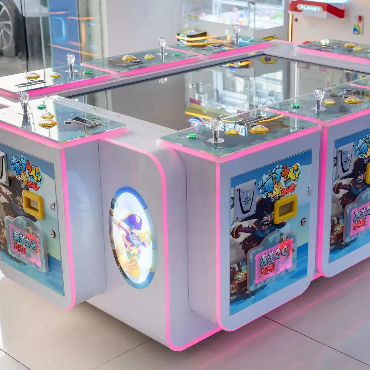 Shopping arcade ticket fishing machine multi-player  Electronic Fish Arcade Games Arcade Games Machines Video Games