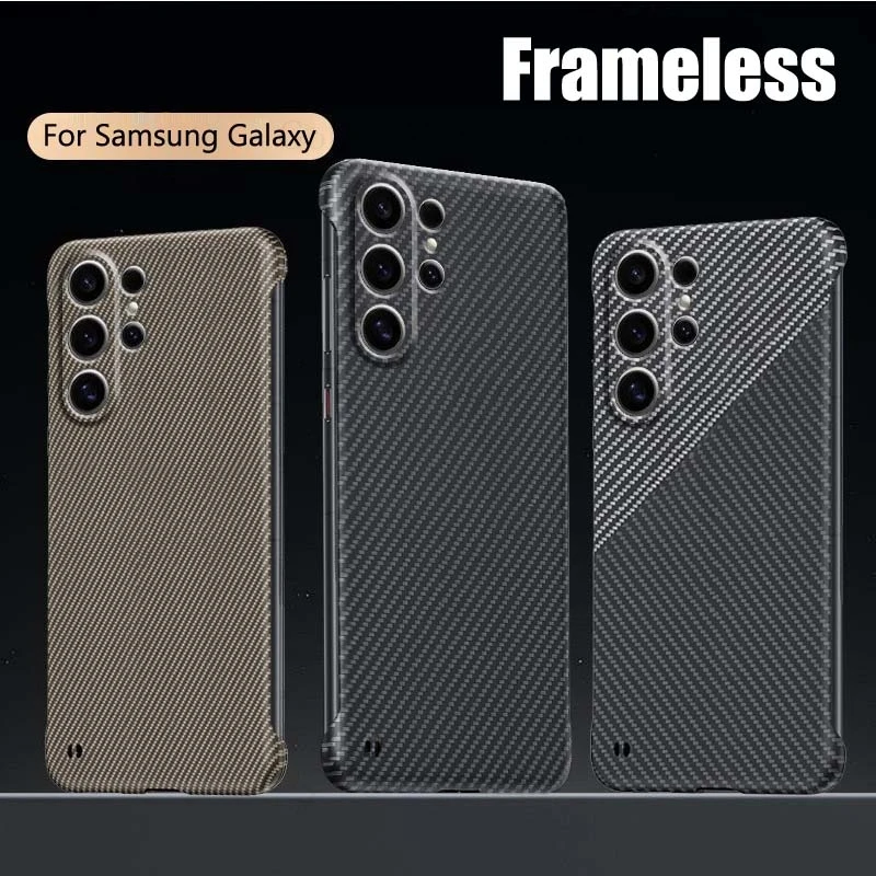 갤럭시 S25 울트라 카본 섬유 케이스 이미지