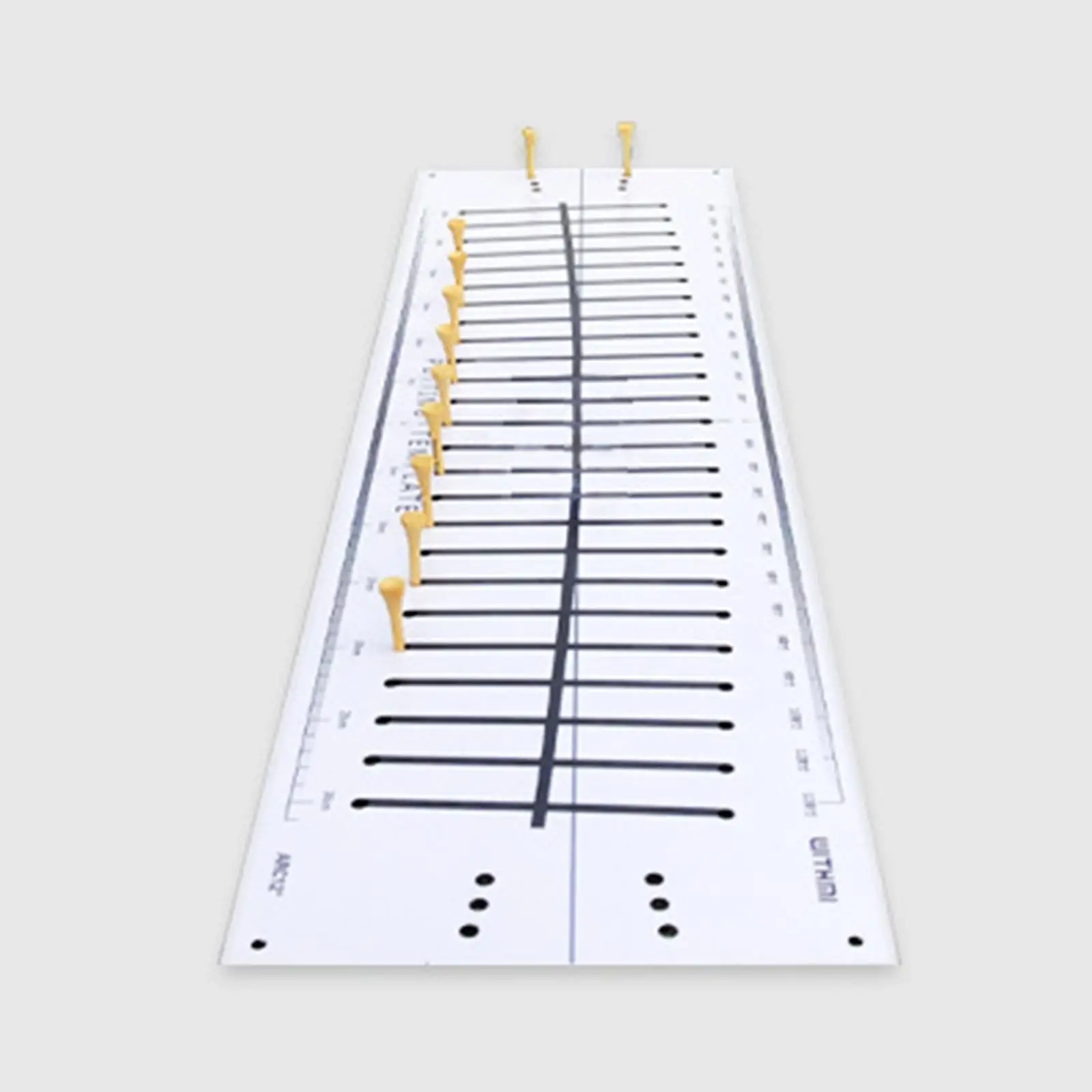 Professional Golf Track Sticker Alignment Aid Training Paper Mat Training Aid