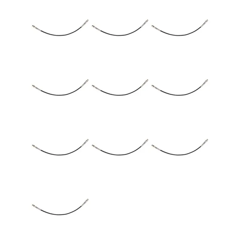 

【АКЦИЯ】10 шт. удлинительных шлангов для зарядки PCP, 19,7 дюйма/50 см, высокое давление 63 МПа/9000 PSI, для дистанционной заправки