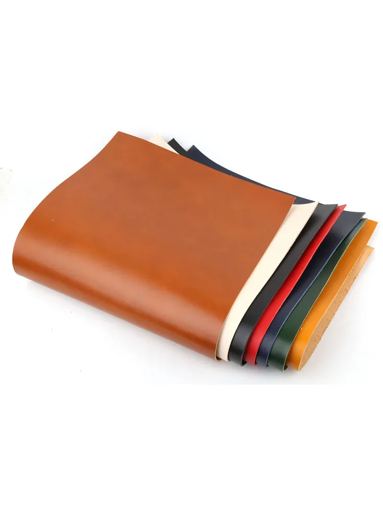جلد مدبوغ نبات البلوط الملون 2 مم، طبقة علوية من الجلد الطبيعي، جلد مصنوع يدويًا، نسيج جلدي منحوت عادي مصبوغ يدويًا #6