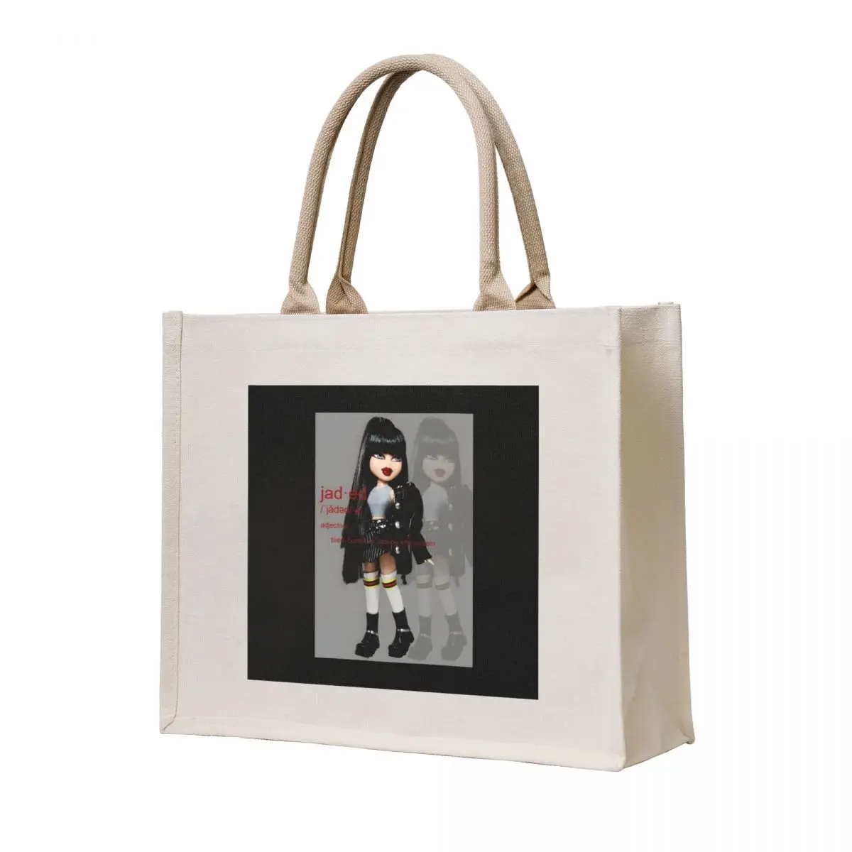 

Bratz Jade feels...jaded \t \t\t Tote Bag tote bag men Canvas Cloth bag