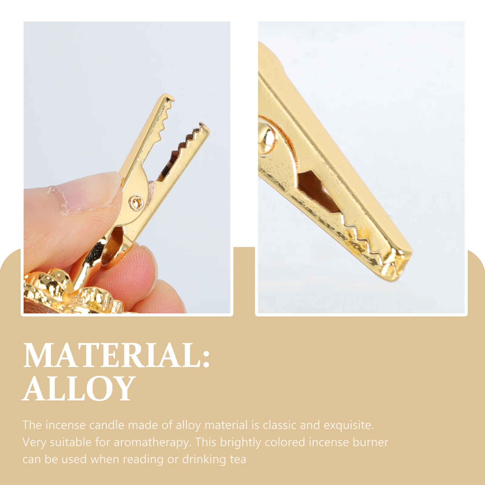 2 قطعة مقاطع البخور المطلية بالذهب بوذا تصميم سطح أملس للعلاج رائحة دراسة ديكور غرفة نوم حامل البخور الرف مع قاعدة