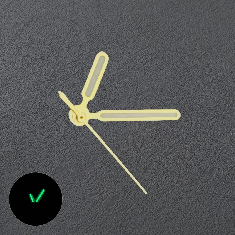 Parilk-reloj negro, accesorios de mano, puntero luminoso verde, adecuado para PP Nautilus NH35/NH36/NH38/NH70, movimiento automático