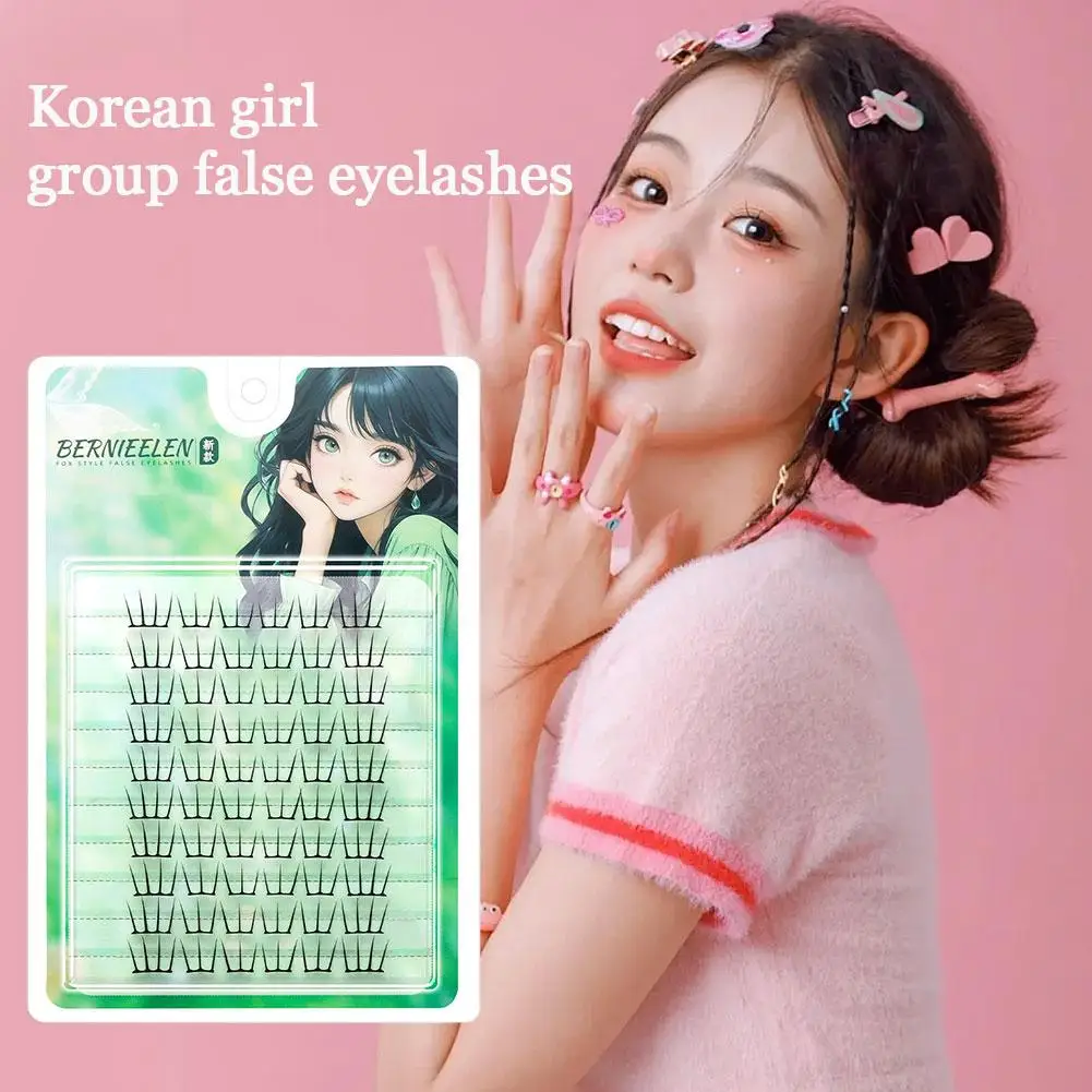 Natuurlijke DIY Valse Wimpers Koreaanse Stijl Gesegmenteerde Tool Lichtgewicht Dunne & Krullend Natuurlijke Valse Make-Up Wimpers Lakens W1I7