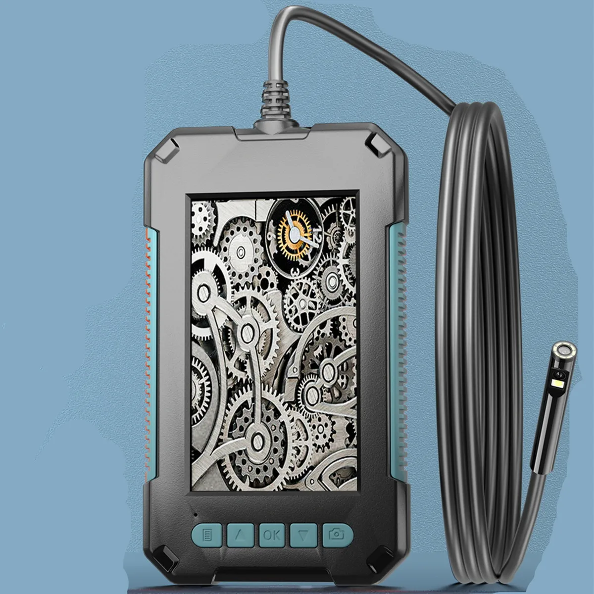 4.3Inch Screen 5.5mm 2MP 1080P Dual Lens  Industrial  Endsocope  CMOS Borescope Inspection Otoscope Camera Digital Microscope