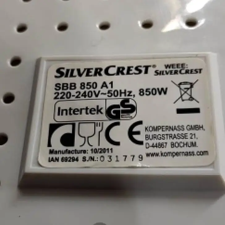 2 шт. 100% Новый Сменный ремень для Silvercrest-SBB 850 A1/SBB850A1/устройство для изготовления хлеба