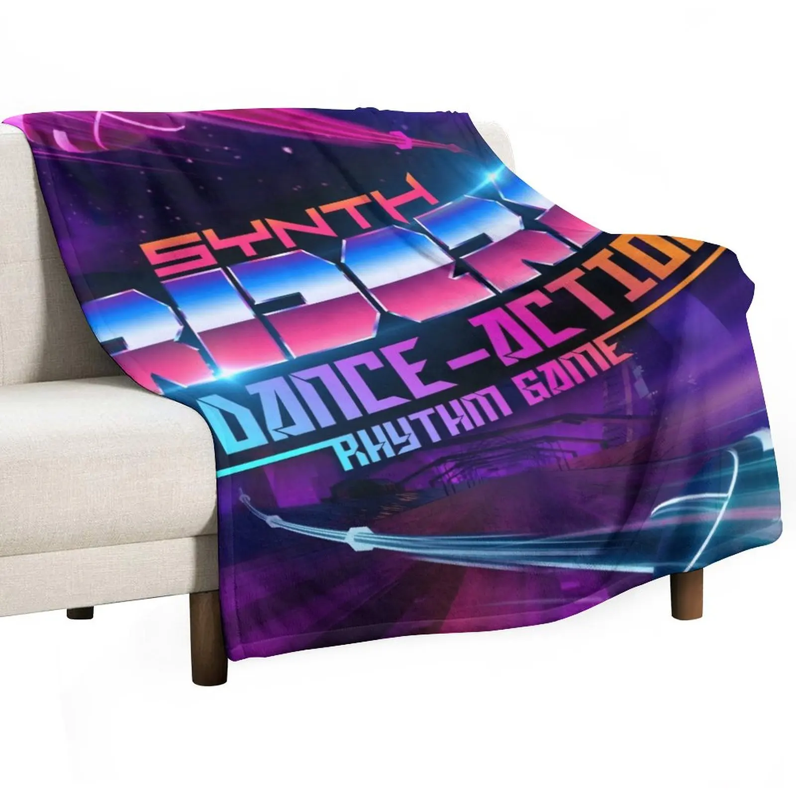 

Synth Riders: A Dance-Action Rhythm Game Throw Blanket cosplay anime christmas gifts Blankets