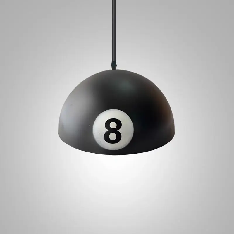 LED billiard lamp, billiard decorative chandelier, personalized creative digital number lamp, customized special billiard room