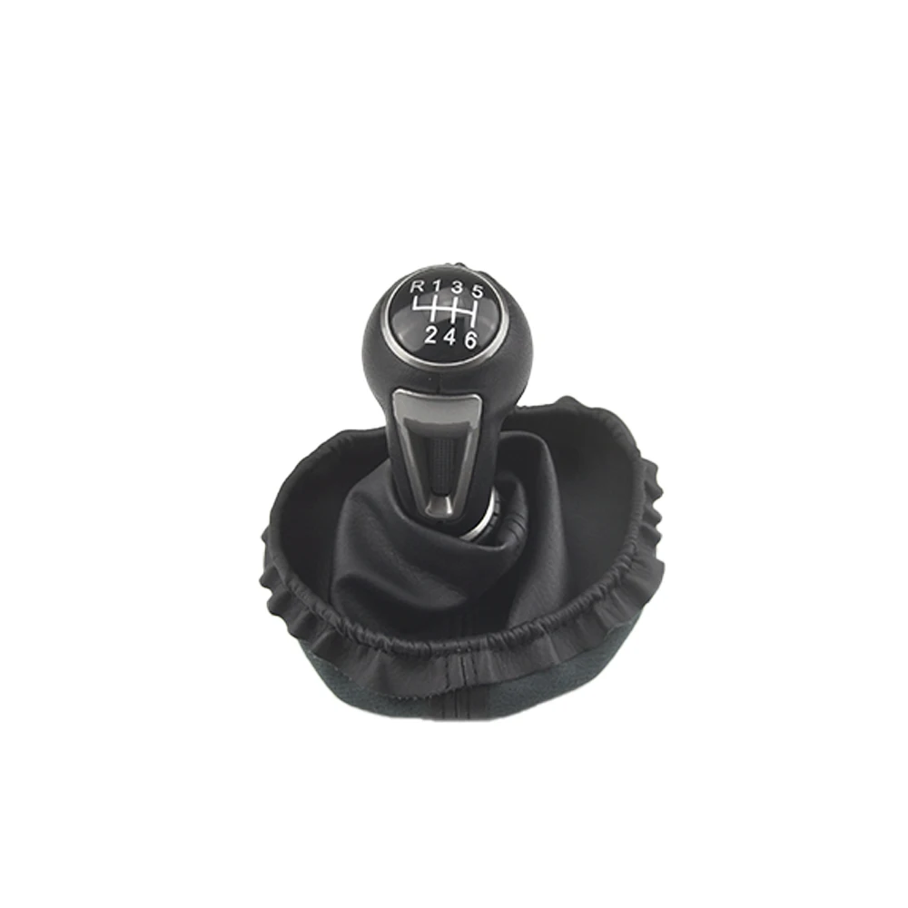 

5/6 speed Car Gear Shift Knob Lever Stick Gaiter Boot Cover Collar Leather Fit For SEAT IBIZA IV