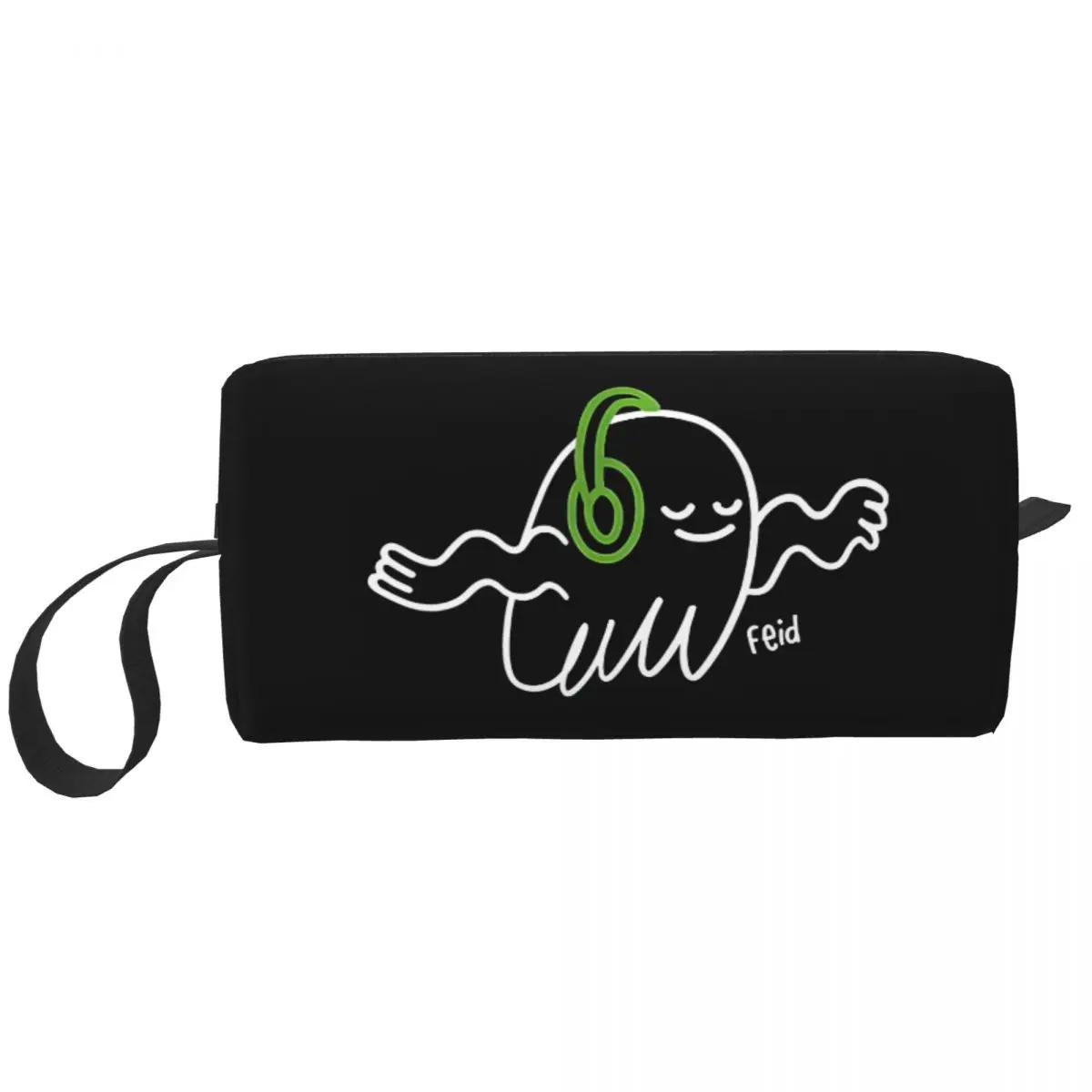 

Feid Ferxxo Makeup Bag Pouch Cosmetic Bag for Men Women Logo 90s Rapper Rap Music Toiletry Bag Dopp Kit