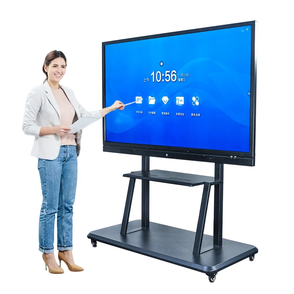 

Interactive Whiteboard Video Conference System Smart Board Touch Screen LCD Interactive Panel for Presentations and Learning