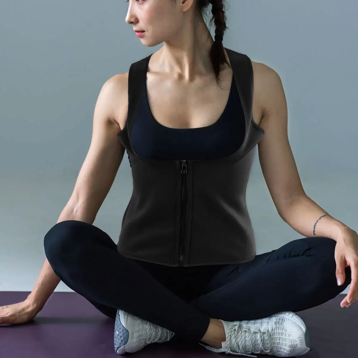 

Sports Corset Women Waist Trainer Cincher Tank Top Slim Bodysuit Control Shapewear Bustier Miss