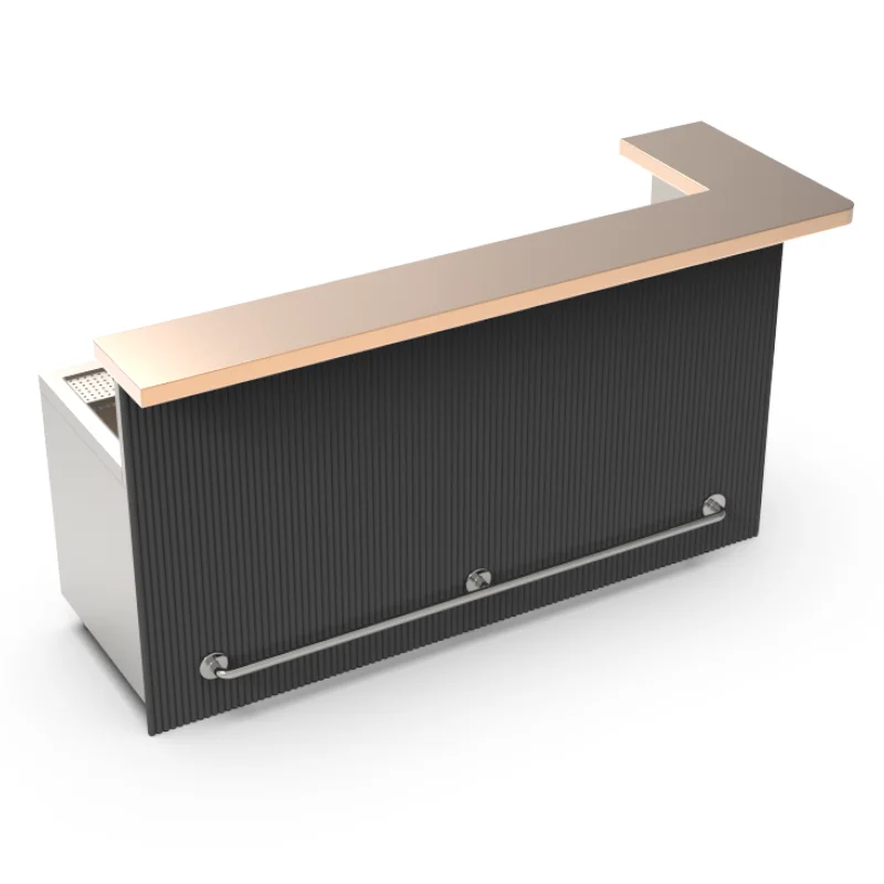 304 Stainless Steel Mobile Cocktail Stand Mobile Bar Bar Station Cocktail Station