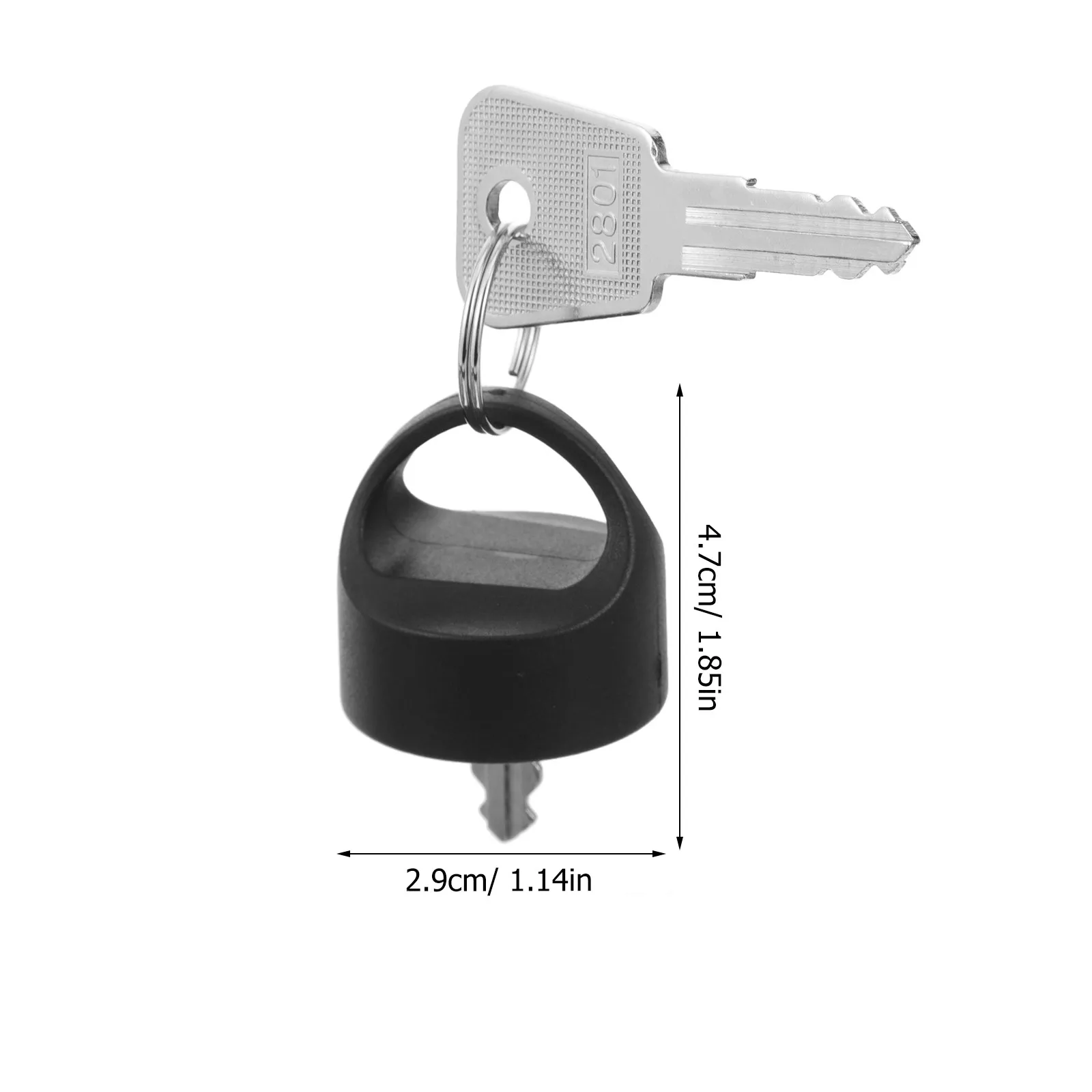Mobility Scooter Replacement Key Stainless Steel Metal Secure Key for Electric Wheelchair Safety Mobility Scooter Parts