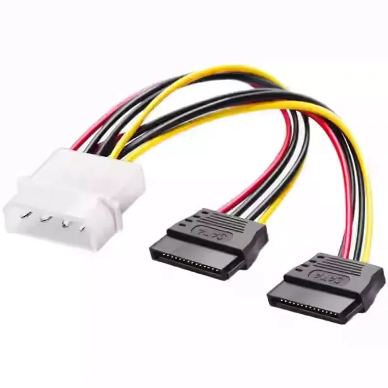 for SATA 1.2 Hard Disk Power Cord Serial ATA Power Cable for Serial Hard Drive Power Supply Connection Wire