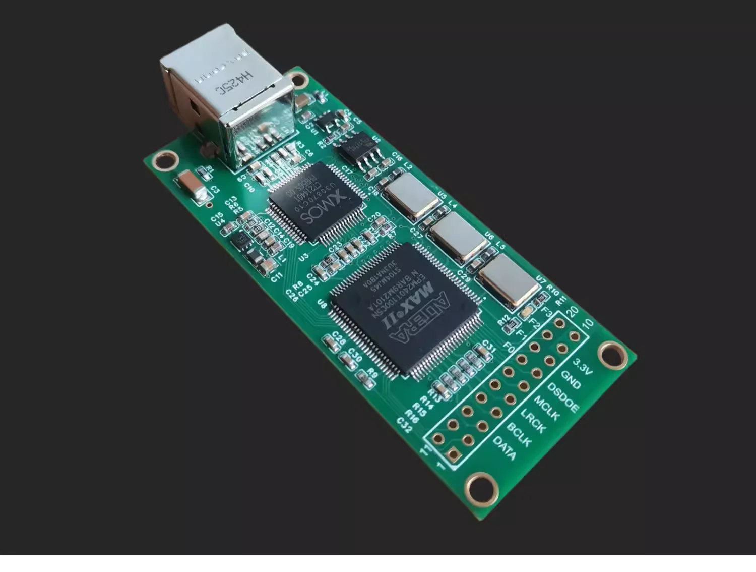 XMOS XU208 USB cyfrowy moduł interfejsu USB do I2S/IIS Stepper karta DSD256/PCM384