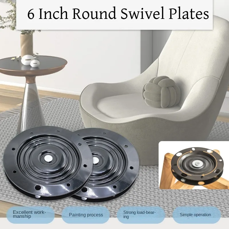 6 In 360 Degrees Swivel Plates Rotating Bearing Metal Rolling Bearing Turntable Display Stand Furniture Hardware Turntable