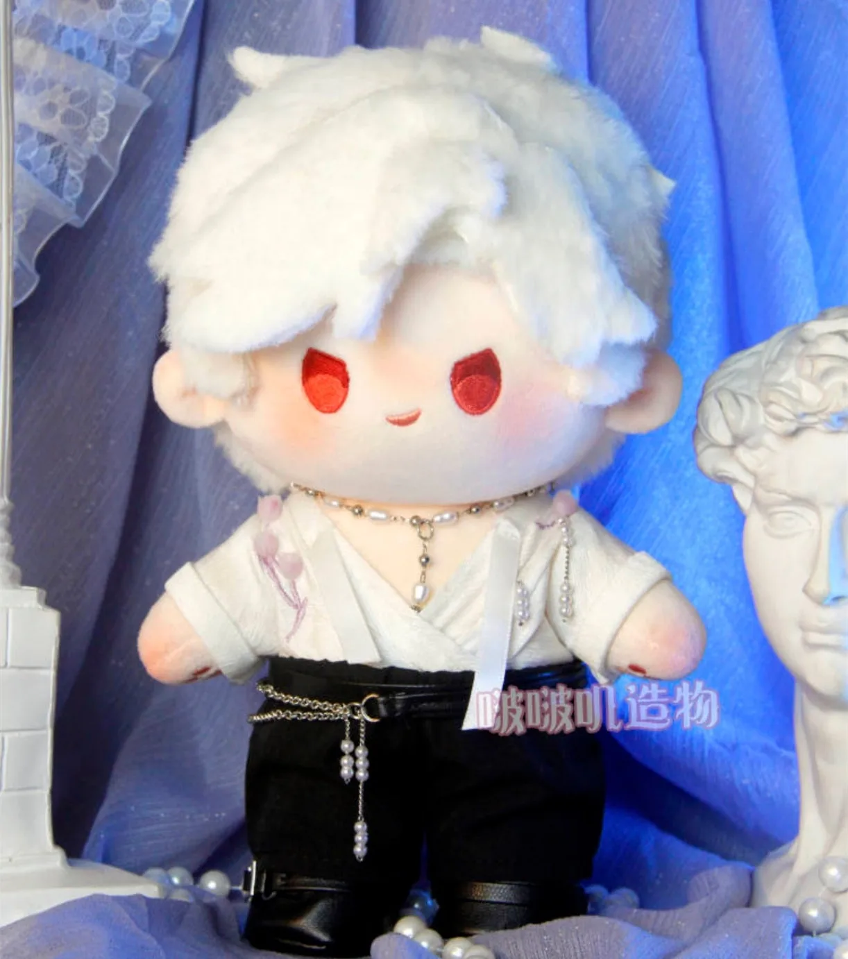 Ubranka dla lalek 20 cm Love and Deepspace Rafayel Sylus Caleb Koszula Spodnie Buty Pas Naszyjnik Strój Kostium Anime Gra Zabawka - Dostępne od ręki