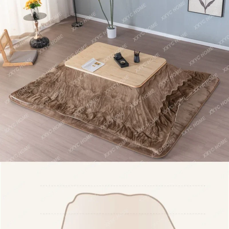 

Кофейная печь Kotatsu с японским подогревом, зимний Электрический нагреватель для татами и чая, пожарный низкий стол