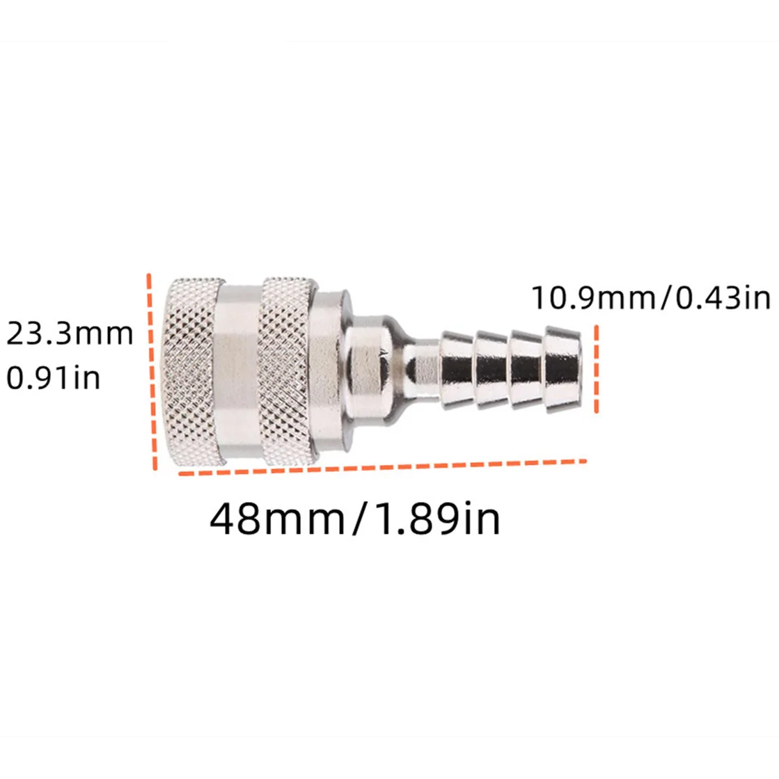 3B2-70281 3E0-70270-0 3GF-70281-0 Fuel Hose Fitting for Mercury Tohatsu Outboard Motor, Engine Side Fuel Line Connector Attachme