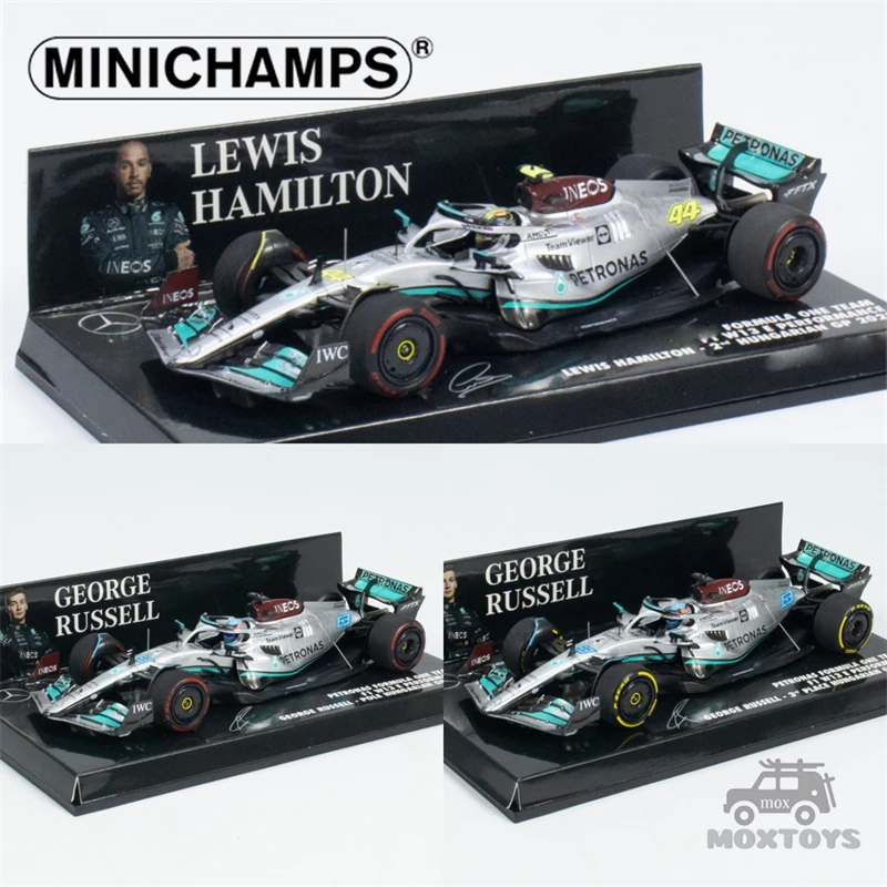 

MINICHAMPS 1:43 2022 F1 MB PETRONAS W13 E PERFORMANCE HUNGARIAN GP Resin Model Car