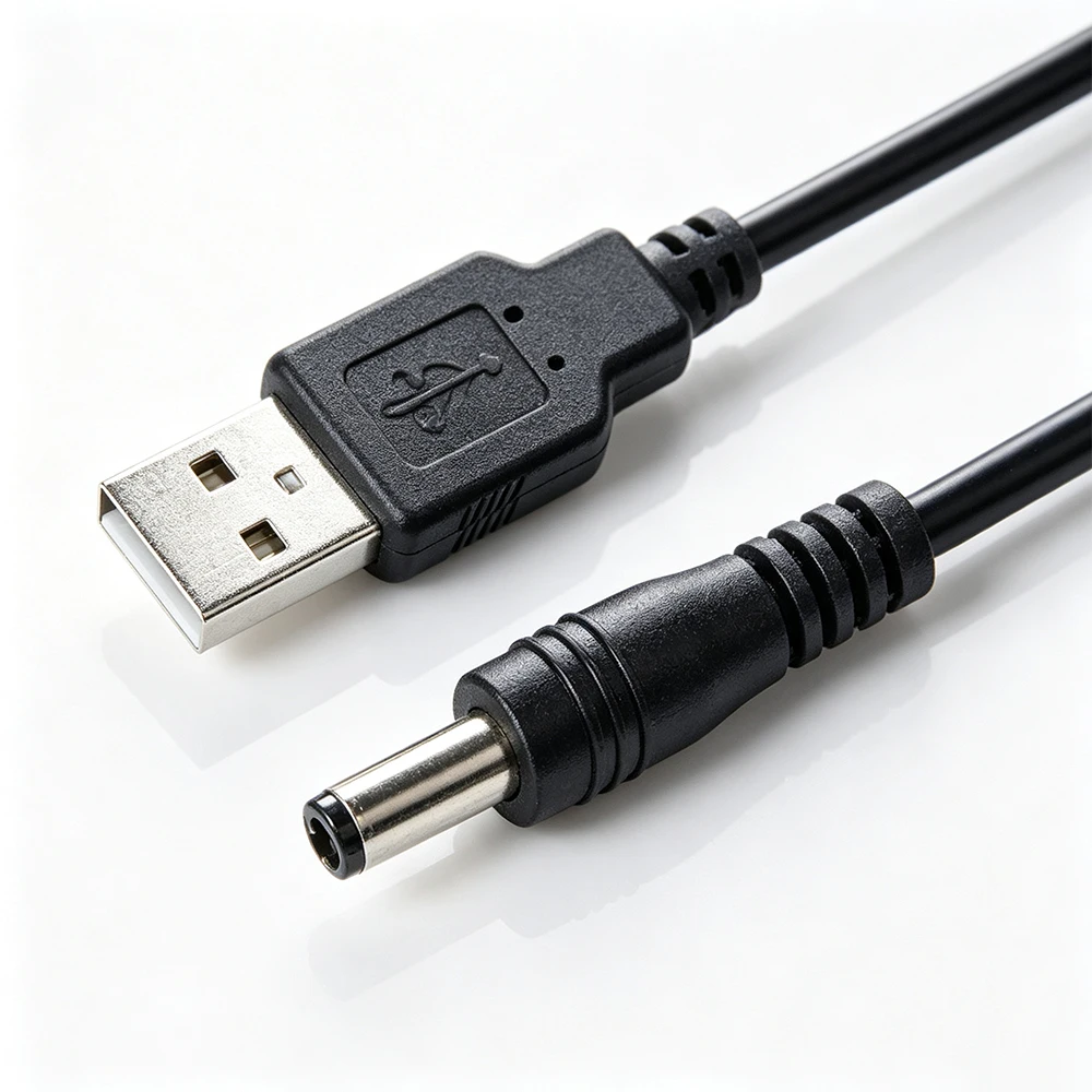 USB-DC電源ケーブル 5.5x2.1mm 3.5x1.3 - Smart Power Strip のレビューと価格
