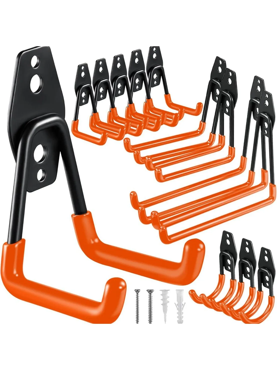 AliExpress NONE 1PC Heavy Duty Metal Hooks Garage Organization Wall Mounted Bike Hooks Non Slip Garage Storage