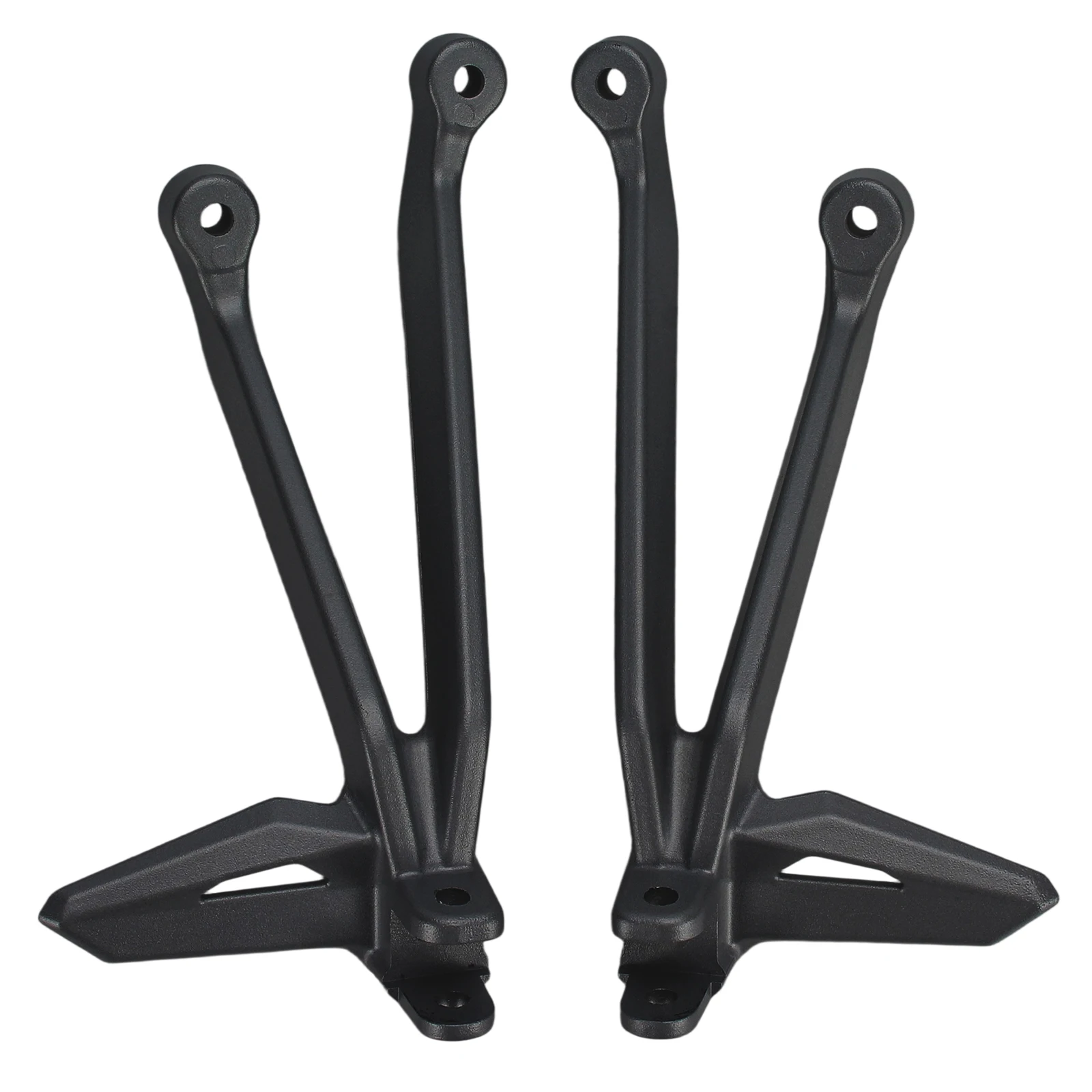 1 Pair Rear Footrest Holder For Triumph Street Triple 765R 765RS 765 Moto2 Edition Passenger Pedals Brackets Footpegs Hangers 4