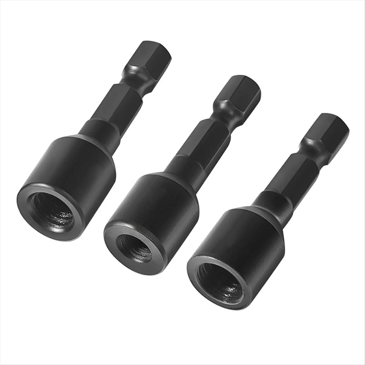 Y433A J~Hanger Bolt Driver 3 PCS,Hanger Bolt Install Tool with Hex Shank,Suitable for Double-Headed Screws, Essential