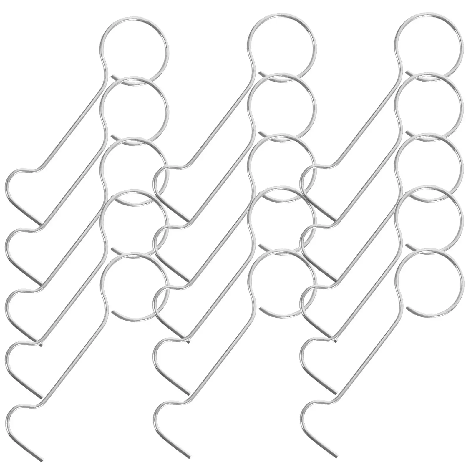 

25pcs Stainless Steel Hooks 35x80mm for Bath Tub Drain Removal Tools Shower Floor Grate Hooks Long Lasting