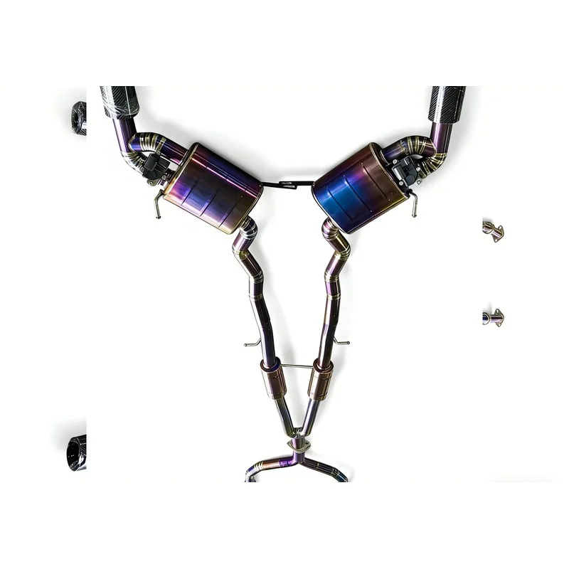High Cost-effective Easy Install Racing Titanium Alloy Valved Catback Exhaust For Infiniti Q50 3.0T