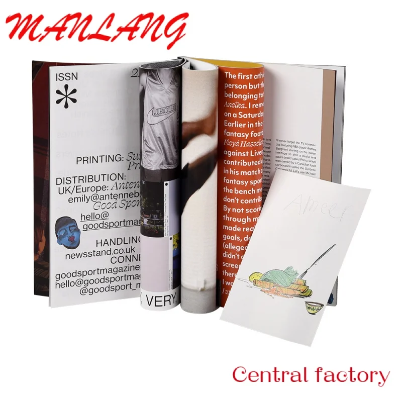 Custom  Stable Quality Performance Custom Book Printing Advertising Magazine Print On Demand Dropshipping Art Print Service