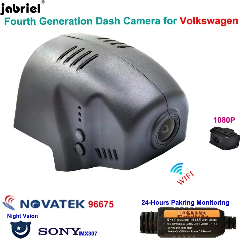 Wifi Car Dvr Dash Camera for Skoda Karoq for Seat Ateca for Volkswagen vw Passat Tiguan Allspace Atlas Golf Arteon Sharan Magota