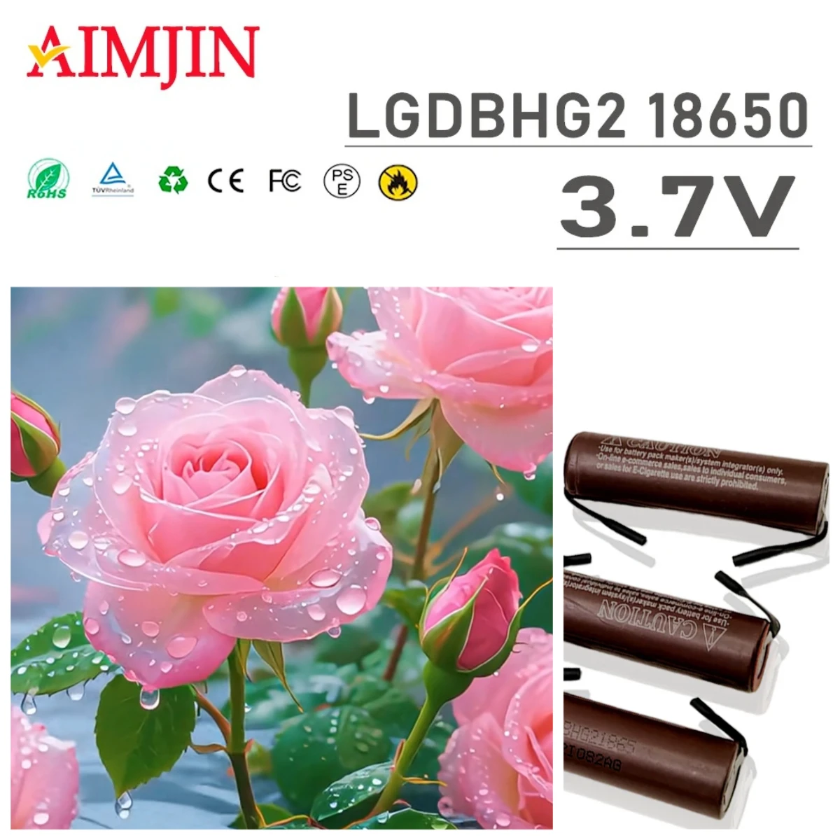 

18650 3.7V for LG Original HG2 2000mAh battery battery with strips soldered battery for screwdrivers high current+DIY Li-ion